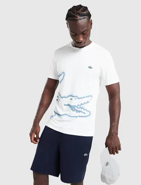 Large Croc T-Shirt - Herren, Weiss - male - Size: 8/XXXL - Lacoste - FashionsVida