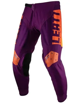 Pantaloni Moto Cross Enduro 4.5 Viola Arancio taglia M - Leatt - FashionsVida