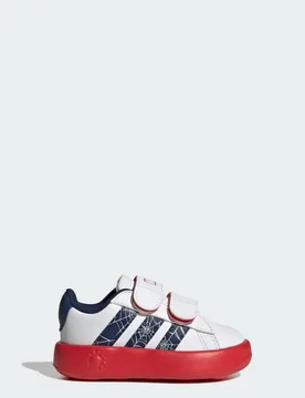 SCARPE DA TENNIS MARVEL SPIDER-MAN GRAND COURT KIDS 24 Cloud White / Dark Blue / Pure Ruby - Adidas - FashionsVida