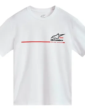 T-shirt à Manches Courtes P1 White S - Alpinestars - FashionsVida