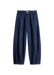 Denim Trousers, High Waist, Wide Ba female