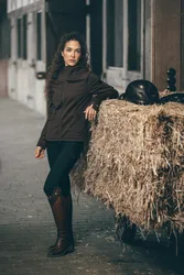 Damen Fleecejacke TECHVELVET FLEECE chocolate brown 34