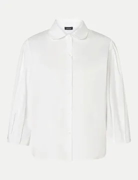 Bluse mit Bubikragen Biana Weiß 38 - Joop! - FashionsVida
