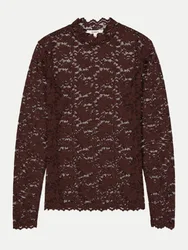 Garcia Spitzenbluse Braun S