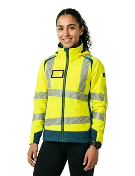 Veste D´hiver Accelerate Safe 19045 Hi-Vis Yellow / Dark Petroleum XS - MASCOT - FashionsVida