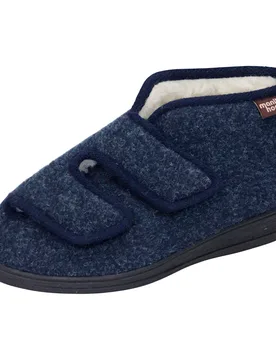 Damen-Hausschuh blau 37 Damen - Manitu - FashionsVida