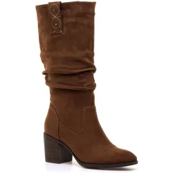 Botas básicas de mujer con tacón ancho