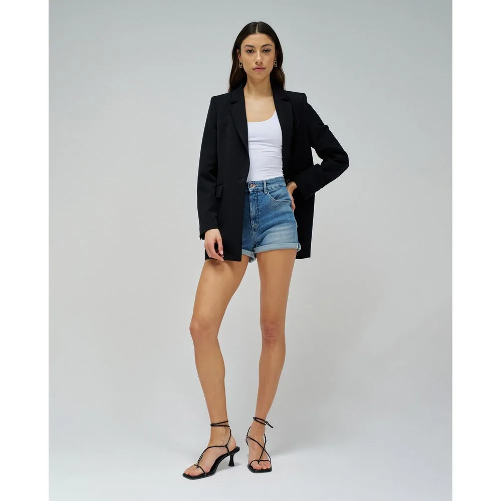 Short de mujer vaquero de tiro alto - Salsa Jeans - FashionsVida