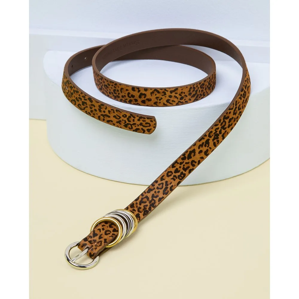Cinturón con estampado animal print - Stella Rittwagen - FashionsVida