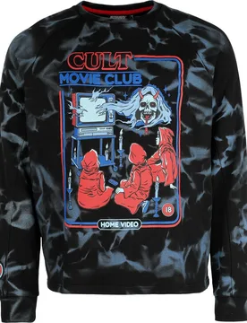 Sweatshirt - Cult Movie Club - S bis XXL - für Männer - Größe S - blau/schwarz - Männer - male - Steven Rhodes - FashionsVida