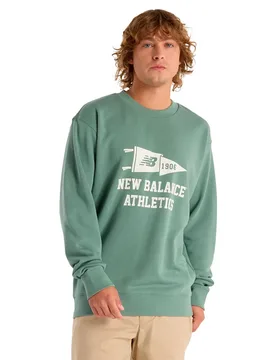 Sweat-shirt Varsity Pennant Dark Juniper 318 XL - New Balance - FashionsVida