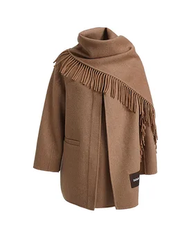 Wollmantel marrone chiaro L - Smith&soul - FashionsVida