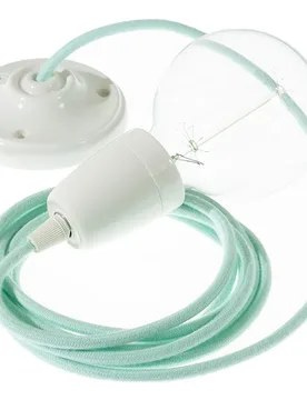 Cables Suspension Luminaire Rc34 50 Cm Milk / Mint / White One Size - Creative - FashionsVida