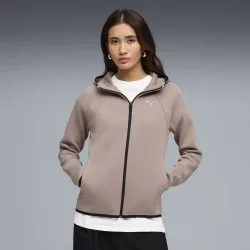 Sudadera EVOSTRIPE Full-Zip Hoodie DK de Mujer