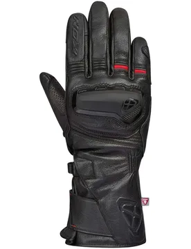 Guanti Moto Invernali PRO MILES Nero Rosso taglia XL - Ixon - FashionsVida