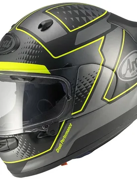 Casco Moto Integrale Quantic Giu Giallo taglia L - Arai - FashionsVida