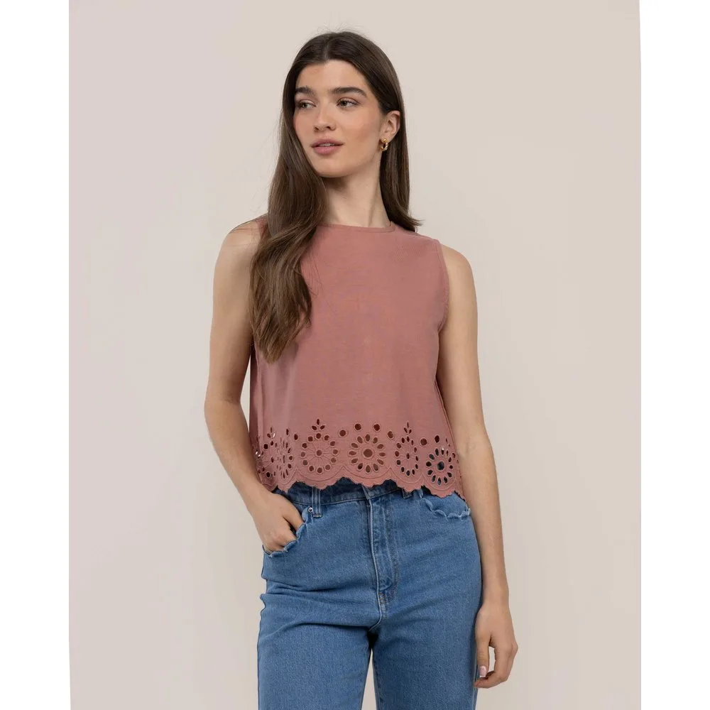 Top tirante ancho de mujer cloe - El Ganso - FashionsVida