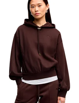 Her relaxed sudadera mujer Marron (S) - Puma - FashionsVida