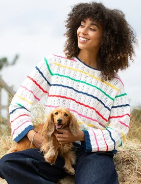 Kite Hermitage Knit Jumper Stripe - Kite Clothing - FashionsVida