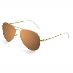 Bonila Polarized Sunglasses Gold Brown Flat/CAT3 Men,Women