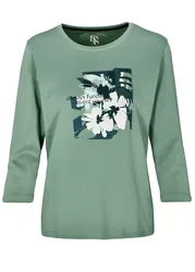 Rdh.-Shirt, 3/4 Arm,Frontdruck female