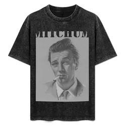 Robert Mitchum T-Shirt Large Size Breathable Tee