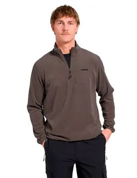 Sweat à Demi-zip Active Fleece Black Iris XL Homme - Hummel - FashionsVida