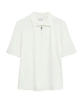 Comma Polo bianco 36 - Comma - FashionsVida