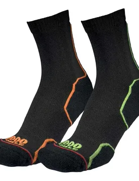 Calzini Trail Repreve Single Layer 2 Unità Black Orange Green - 1000 Mile - FashionsVida