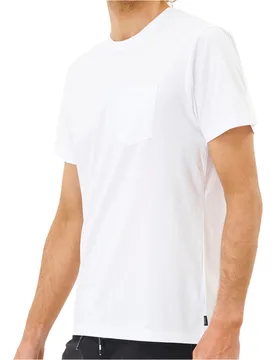 Plain pocket camiseta manga corta hombre Blanco (XL) - Rip curl - FashionsVida