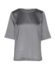 Seidenbluse grau 44 Damen
