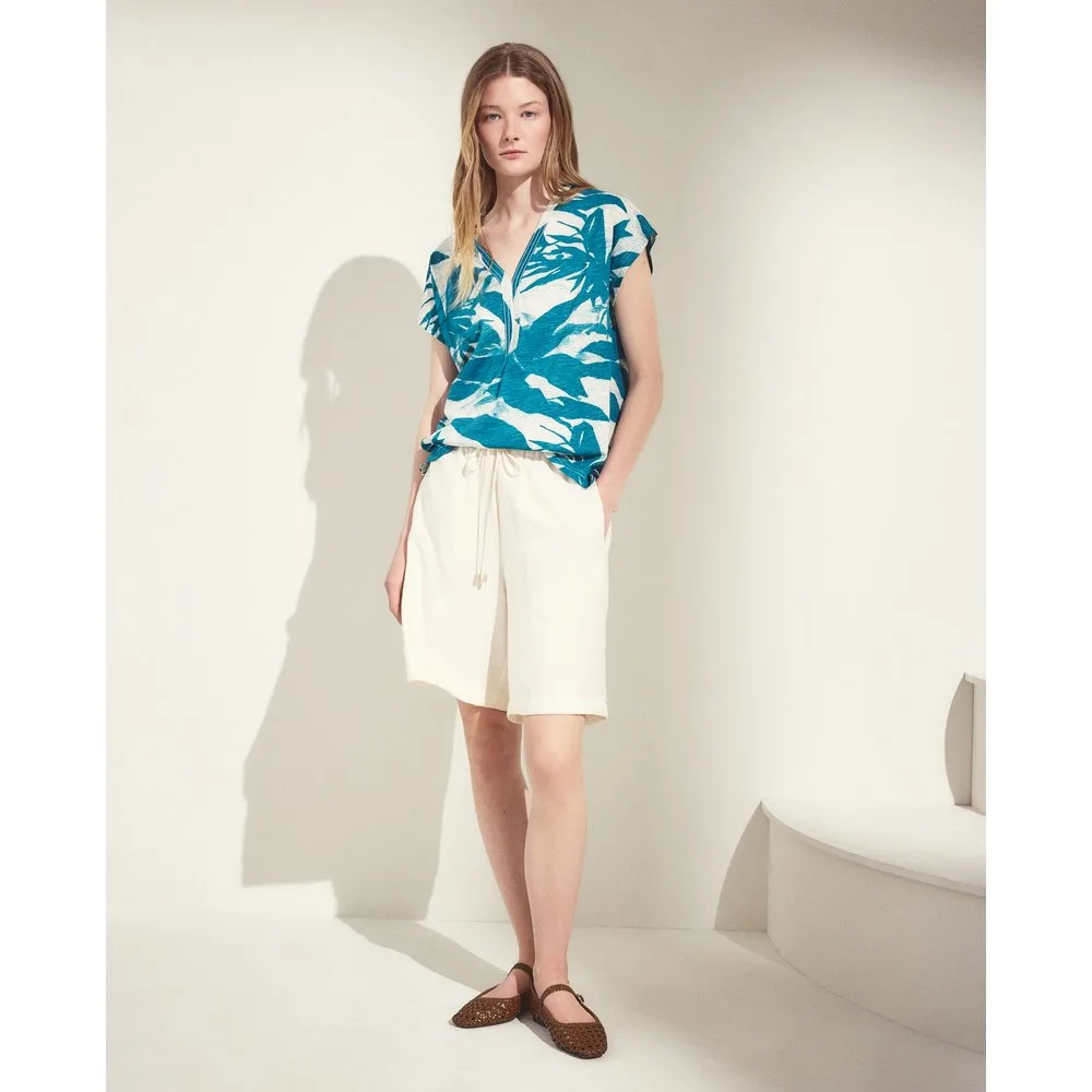 Camiseta de manga corta estampada de mujer - Woman El Corte Inglés - FashionsVida