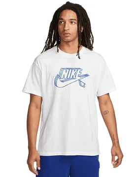 Max90 Futura T-Shirt - T-Shirt-kurzarm - weiss - Herren - Size: S - Nike - FashionsVida