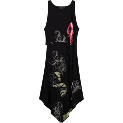 Vestido asimétrico midi