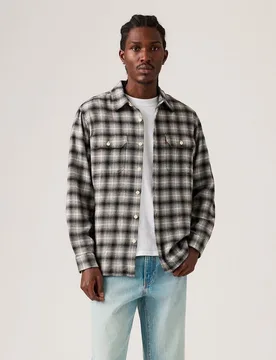 Camisa de algodón de hombre relaxed - Levi's - FashionsVida