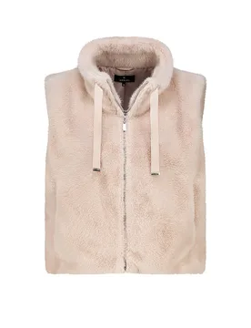 Gilet in Felloptik beige 38 damen - monari - FashionsVida