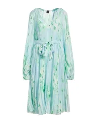 Midi-Kleid Damen Himmelblau 36 Damen