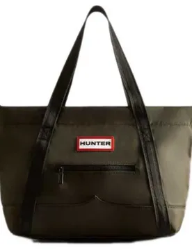 Borsa A Tracolla In Tessuto Nylon Midi Nylon Dark Olive One Size - Hunter - FashionsVida