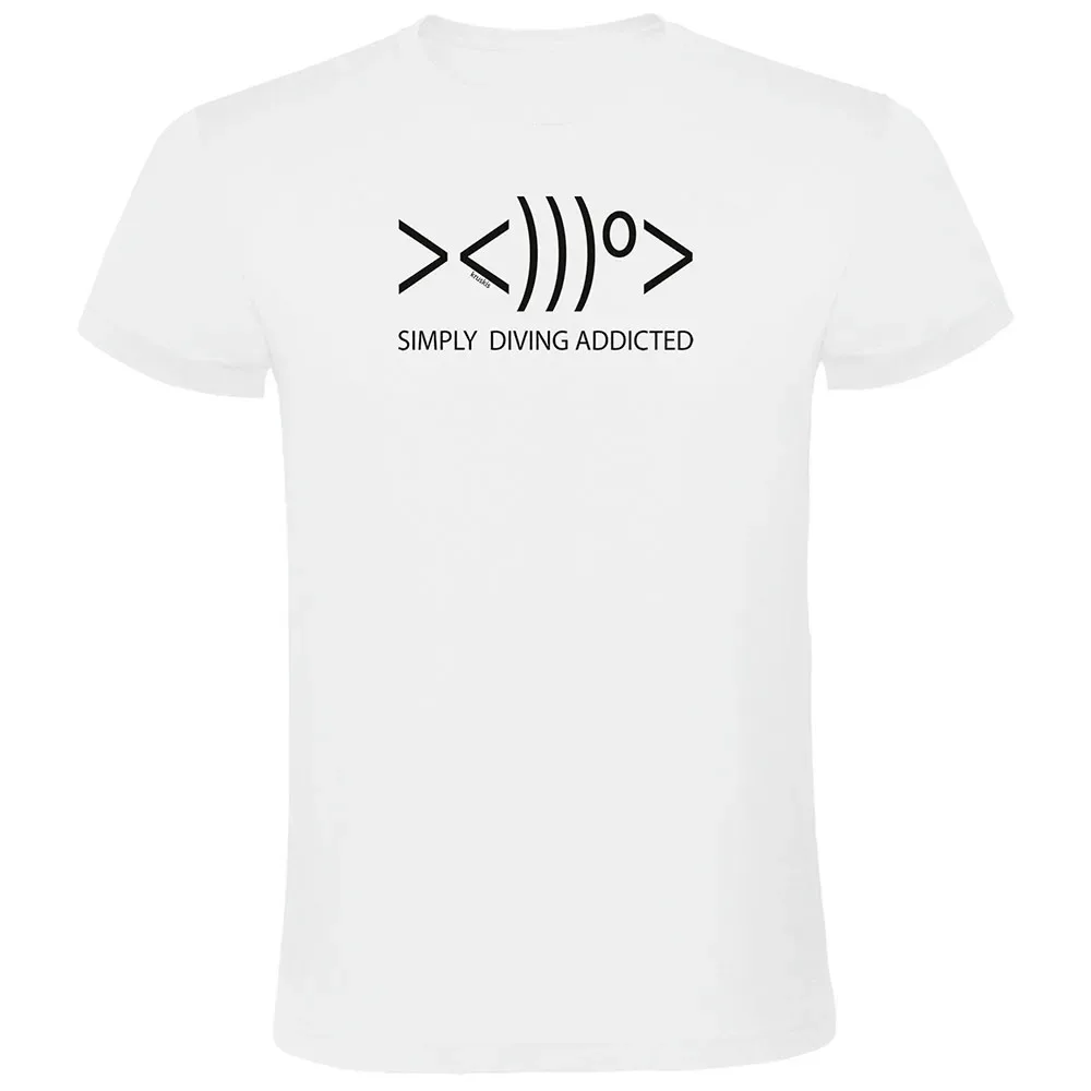 Maglietta A Maniche Corte Simply Diving Addicted - Kruskis - FashionsVida