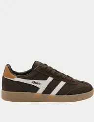 Viper Suede Lace Up Trainers Brown Mix female