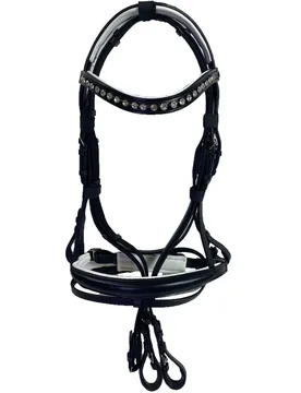 Manski Trensenzaum CRYSTAL WHITE PEARL X-FULL - Reitsport Manski - FashionsVida