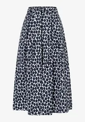 Poplin Print Skirt female