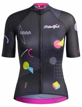 Maglia A Maniche Corte Heritage Black - Sportful - FashionsVida