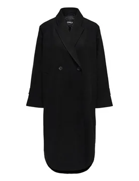 Mantel - ONLMAISY OVERSIZED WOOL COAT OTW - XS bis L - für Damen - Größe XS - schwarz - Frauen - female - Only - FashionsVida