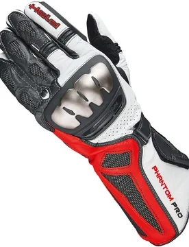 Guanti Moto Phantom Pro Nero Bianco Rosso taglia 11 - Held - FashionsVida