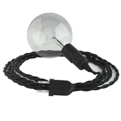 Cables Suspension Luminaire Tc04 3 M Black One Size