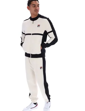 Gardenia Isaac Colour Blocked Baseball Jacket - XS - FILA - FashionsVida