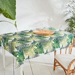 Schäfer Tischdecke "Palmwedel", 130x160cm