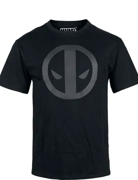 Marvel T-Shirt - Marvel - - Logo - S bis XXL - für Männer - Größe M - schwarz - Lizenzierter Fanartikel - Männer - male - Deadpool - FashionsVida