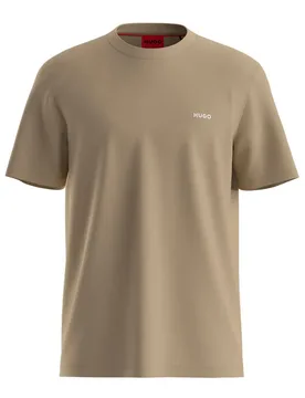 Hugo Maglietta A Maniche Corte Dero222 Red Medium Beige S - Hugo Boss - FashionsVida
